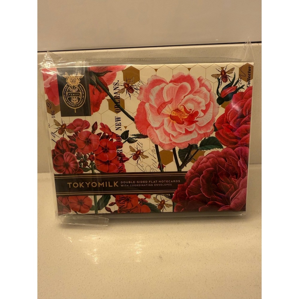 TokyoMilk Sealing‎ Wax Stamp & Menagerie Curiosite Notecard Set Gift Bundle NWT - Picture 3 of 7